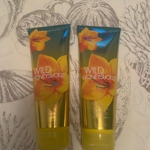 BATH & BODY WORKS. WILD HONEYSUCKLE BODY CREAM.    DISCONTINUED FRAGRANCE